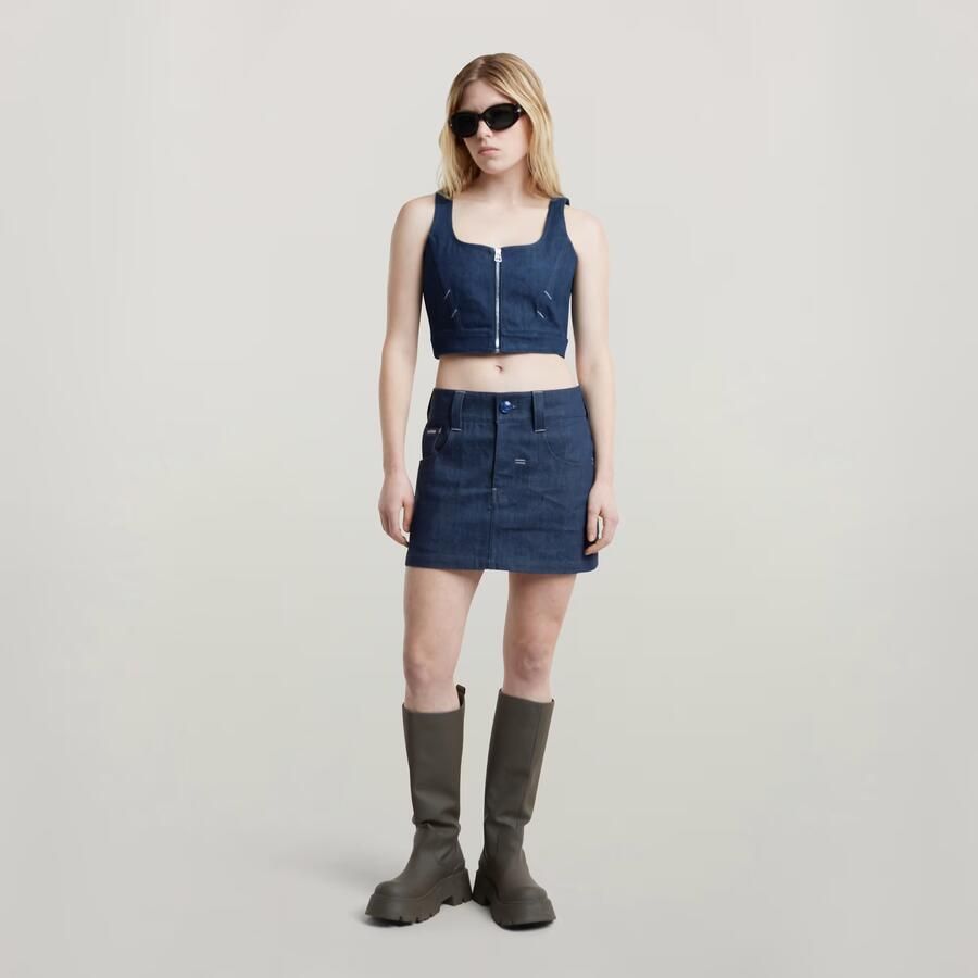 G-Star RAW G-Star Origins Selvedge Corset Donkerblauw Dames