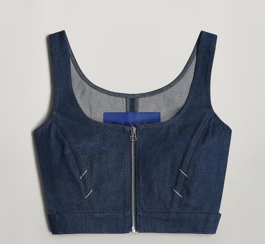 G-Star RAW G-Star Origins Selvedge Corset Donkerblauw Dames - Foto 4