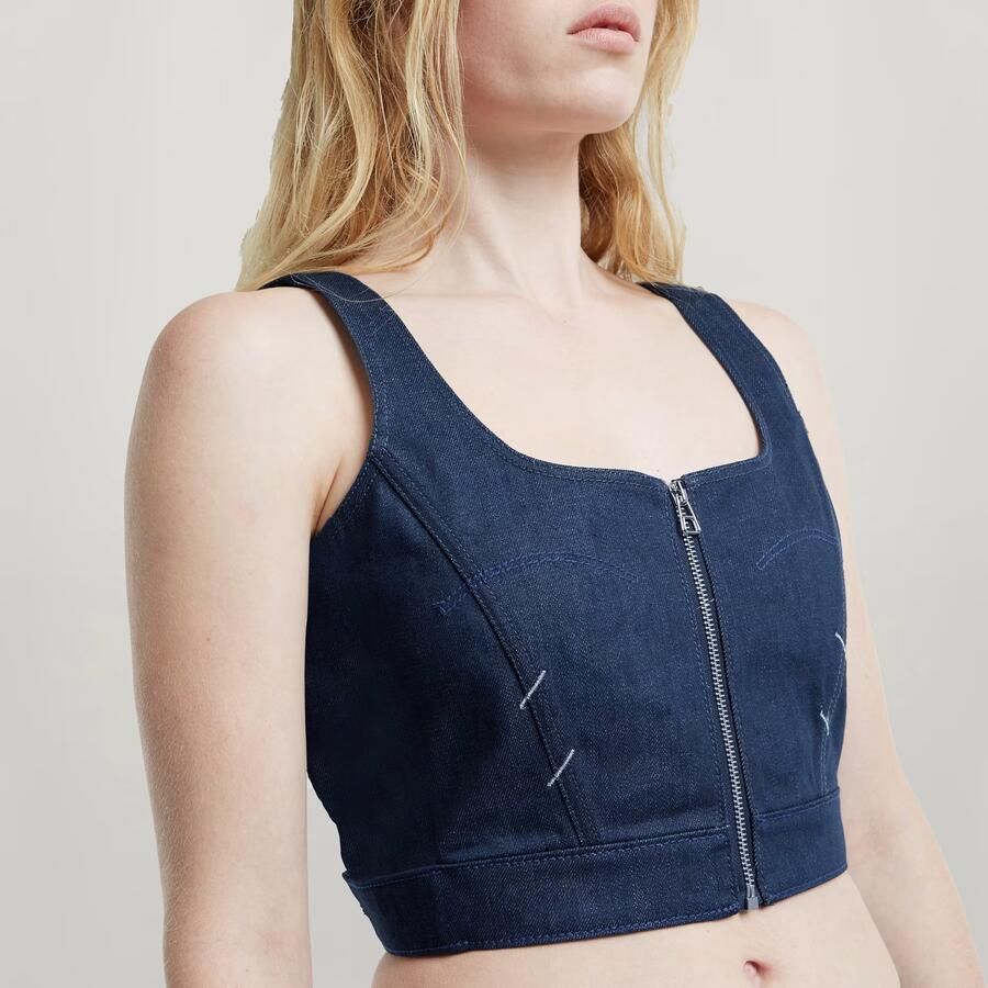 G-Star RAW G-Star Origins Selvedge Corset Donkerblauw Dames - Foto 2