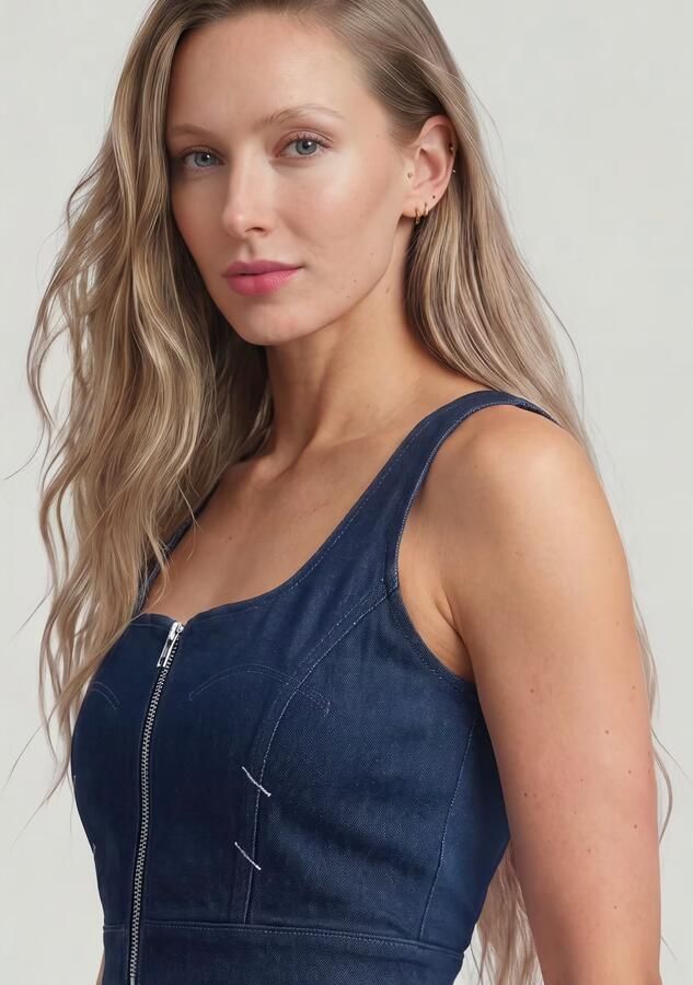 G-Star RAW G-Star Origins Selvedge Corset Donkerblauw Dames - Foto 5