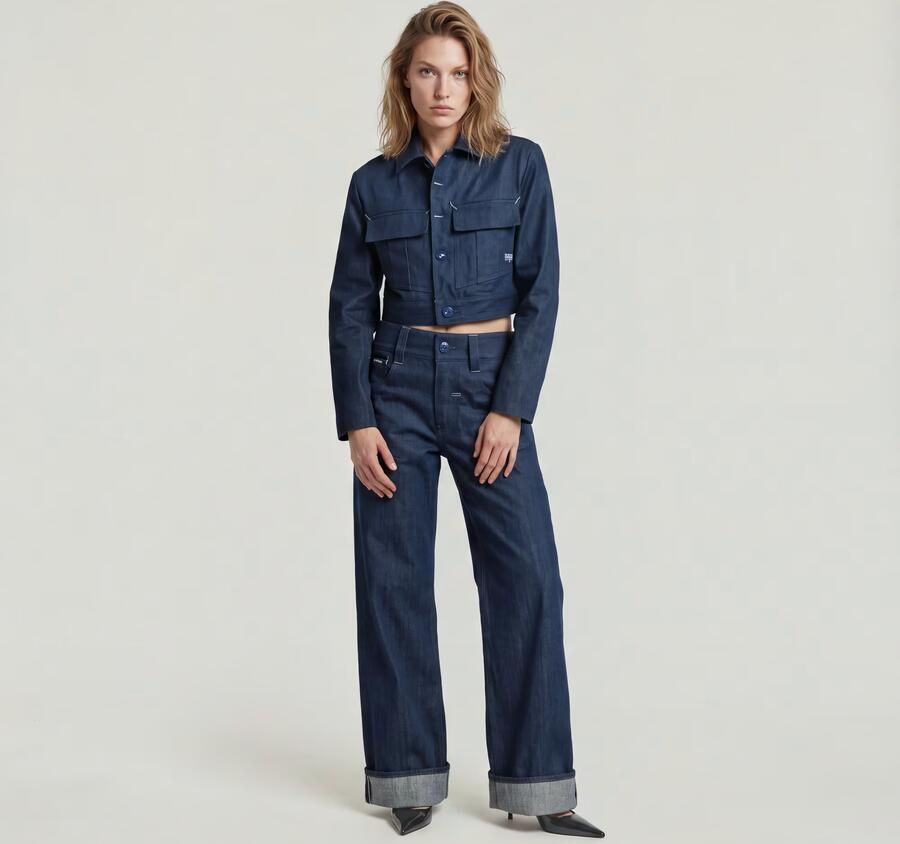 G-Star RAW G-Star Origins Selvedge Jack Donkerblauw Dames - Foto 6