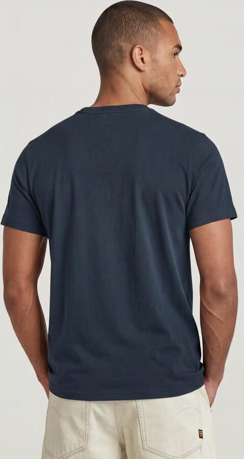G-Star RAW G-STAR Slim T-shirt Donkerblauw Heren - Foto 5