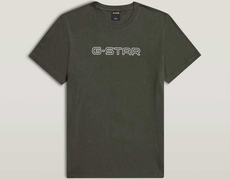 G-Star RAW G-STAR Slim T-shirt Grijs Heren