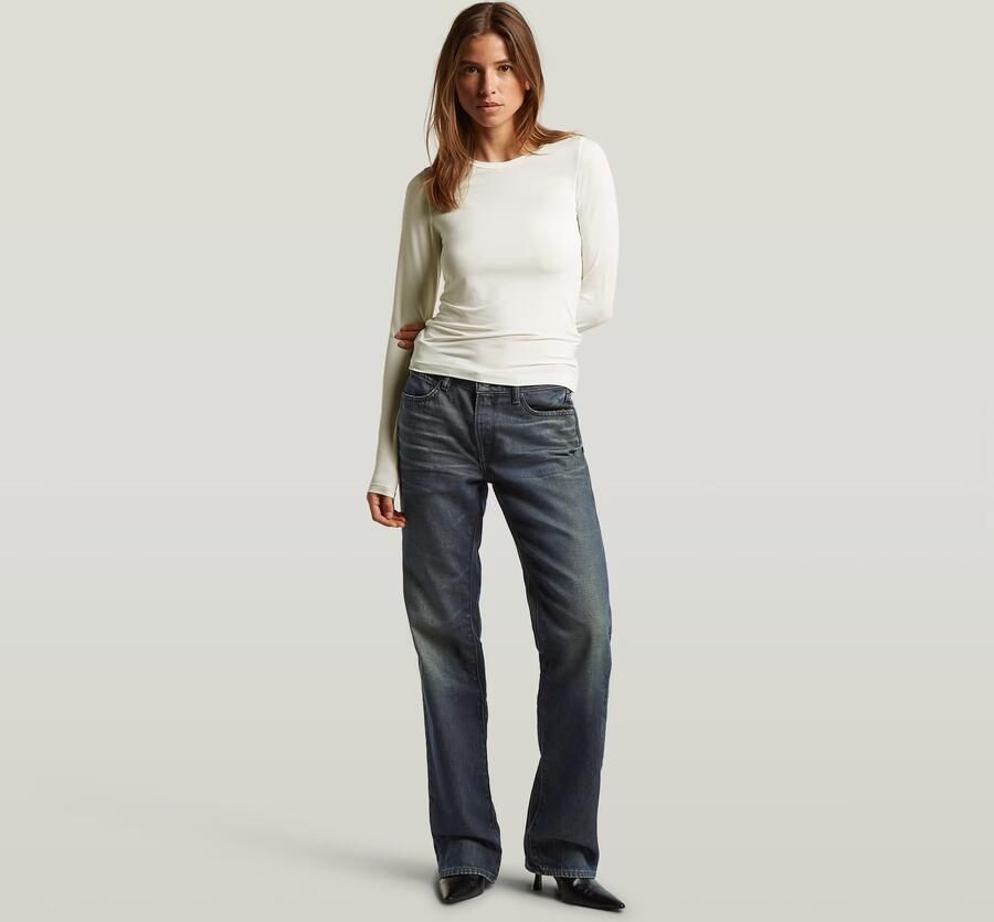 G-Star RAW G-Straight Jeans Donkerblauw Dames - Foto 4