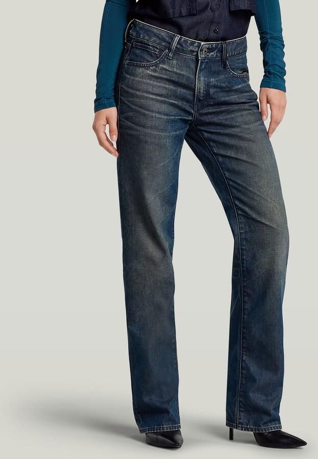 G-Star RAW G-Straight Jeans Donkerblauw Dames - Foto 5