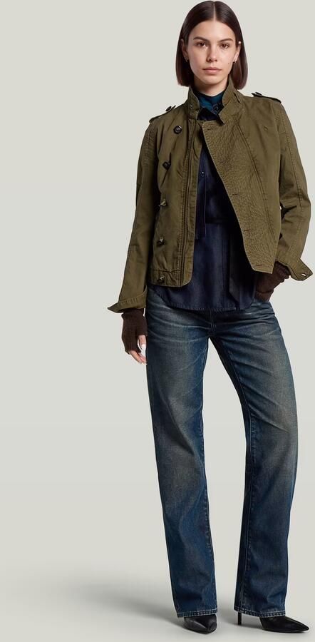 G-Star RAW G-Straight Jeans Donkerblauw Dames - Foto 7