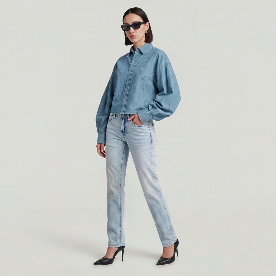 G-Star RAW G-Straight Jeans Lichtblauw Dames - Foto 6