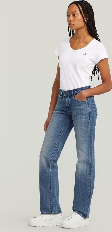 G-Star RAW G-Straight Jeans Midden blauw Dames - Foto 5