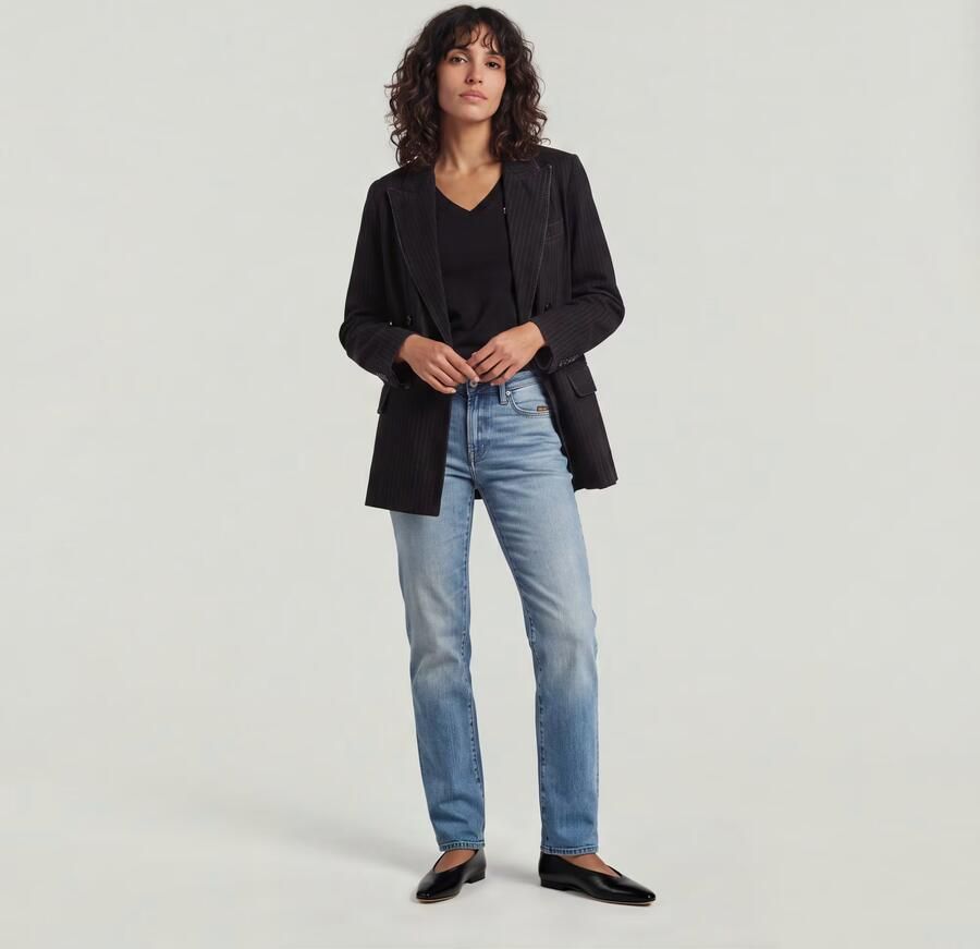 G-Star RAW G-Straight Jeans Midden blauw Dames - Foto 9