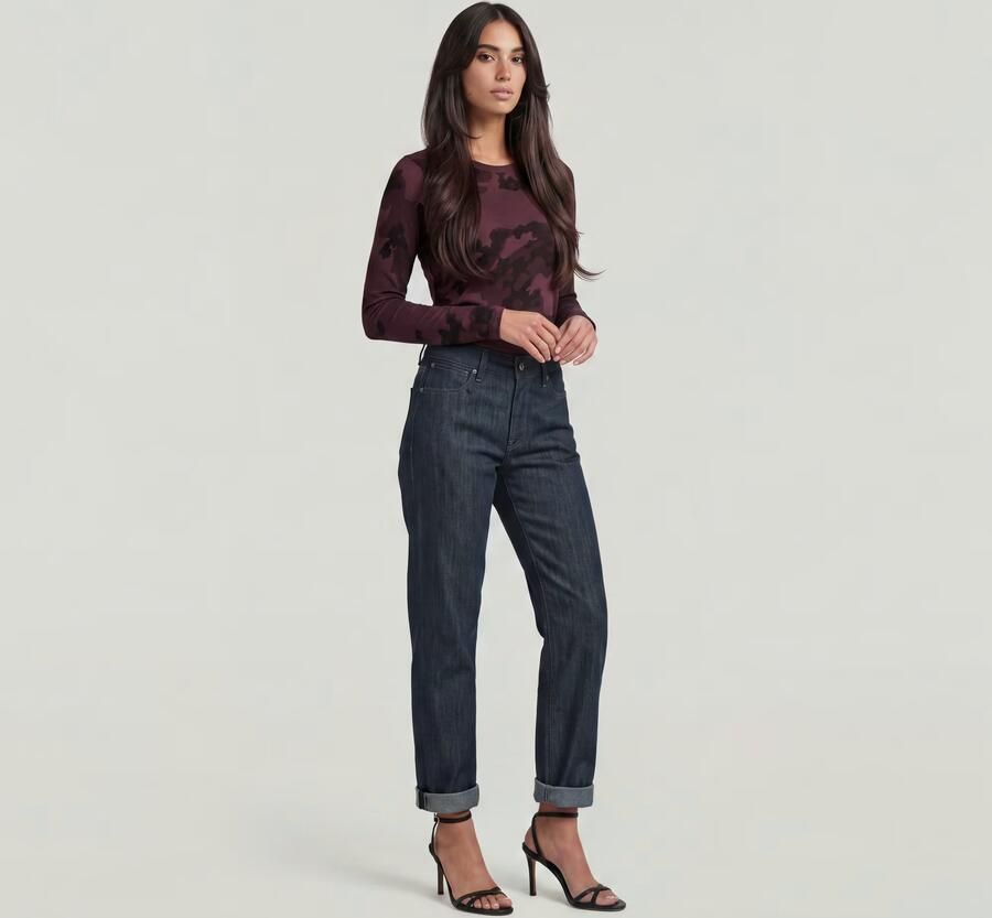 G-Star RAW G-Straight Neo Raw Jeans Donkerblauw Dames - Foto 5