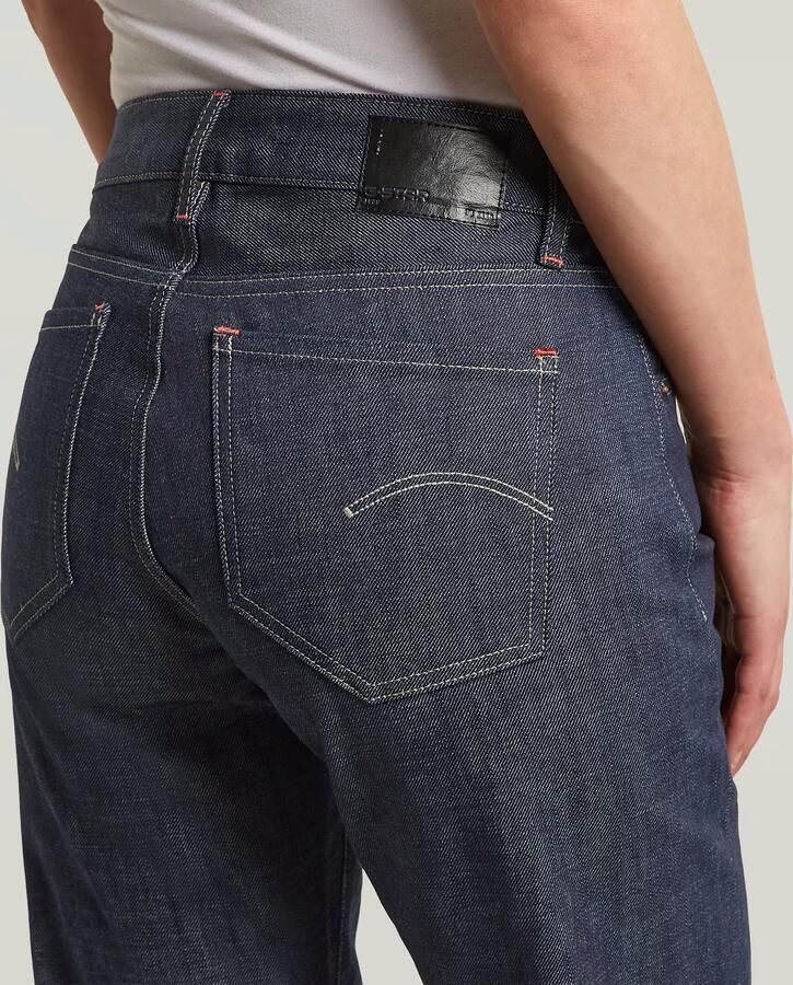 G-Star RAW G-Straight Selvedge Jeans Donkerblauw Dames - Foto 3