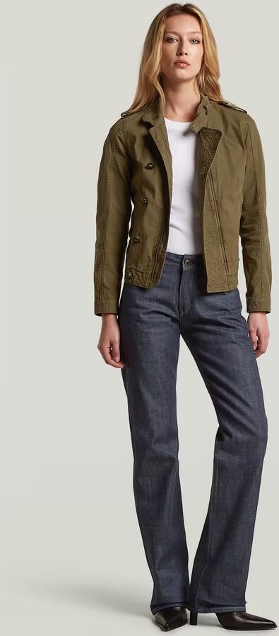 G-Star RAW G-Straight Selvedge Jeans Donkerblauw Dames - Foto 7