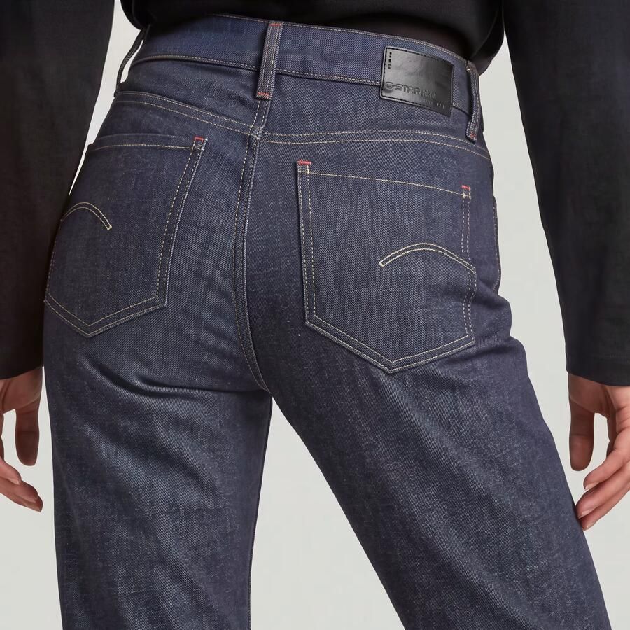 G-Star RAW G-Straight Selvedge Jeans Donkerblauw Dames - Foto 3