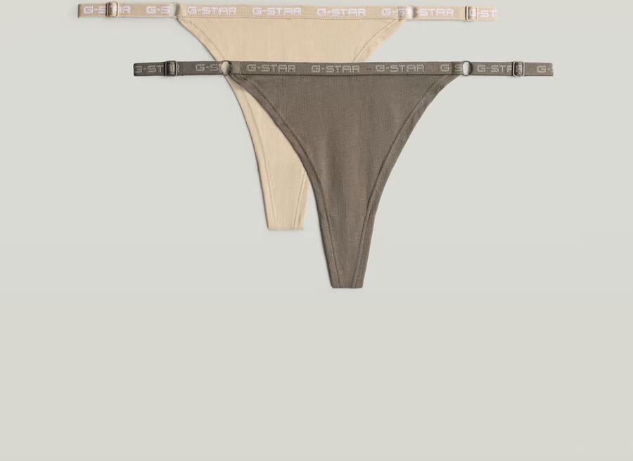 G-Star RAW G-String Set van 2 Meerkleurig Dames
