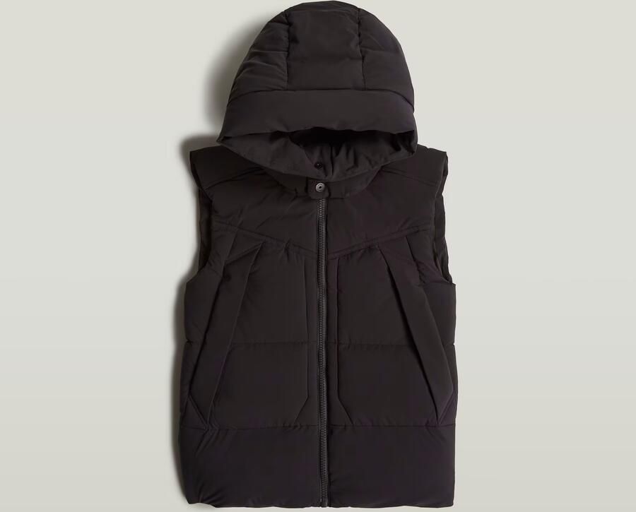 G-Star RAW G-Whistler 2.0 Gewatteerde Bodywarmer Met Capuchon Zwart Heren - Foto 7