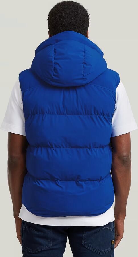 G-Star RAW G-Whistler Padded Hooded 2.0 Bodywarmer Midden blauw Heren - Foto 5