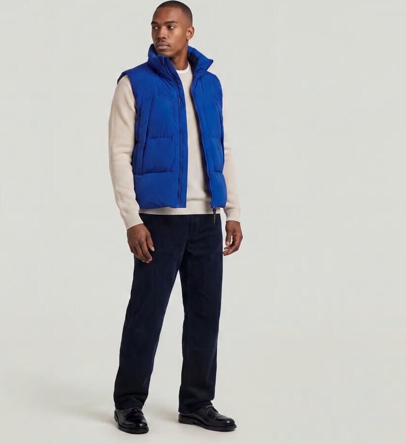 G-Star RAW G-Whistler Padded Hooded 2.0 Bodywarmer Midden blauw Heren - Foto 3