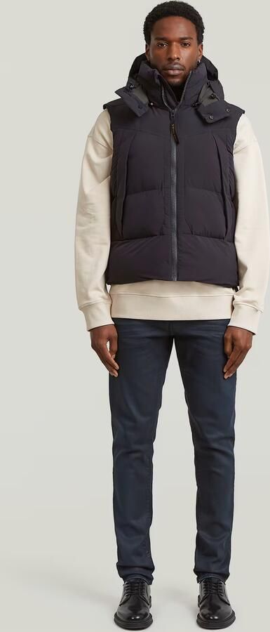 G-Star RAW G-Whistler Padded Hooded 2.0 Bodywarmer Zwart Heren - Foto 6