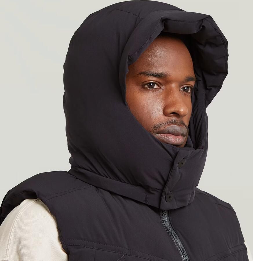 G-Star RAW G-Whistler Padded Hooded 2.0 Bodywarmer Zwart Heren - Foto 3