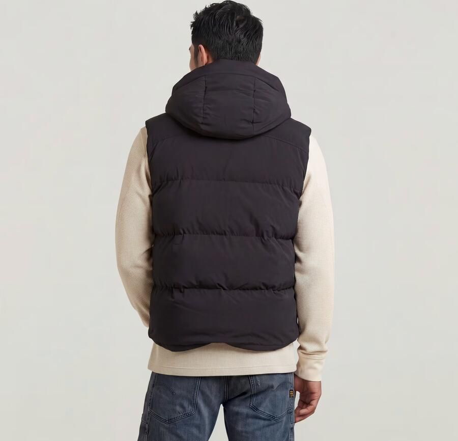 G-Star RAW G-Whistler Padded Hooded 2.0 Bodywarmer Zwart Heren - Foto 4