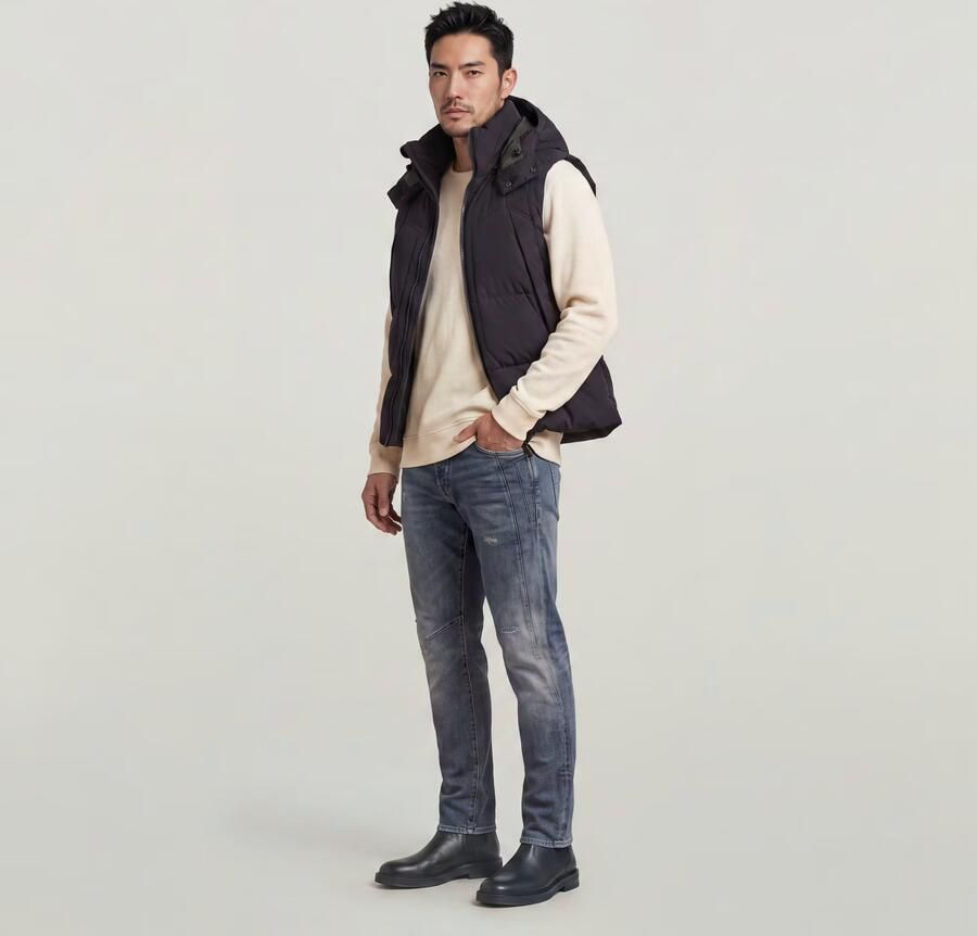 G-Star RAW G-Whistler Padded Hooded 2.0 Bodywarmer Zwart Heren - Foto 5