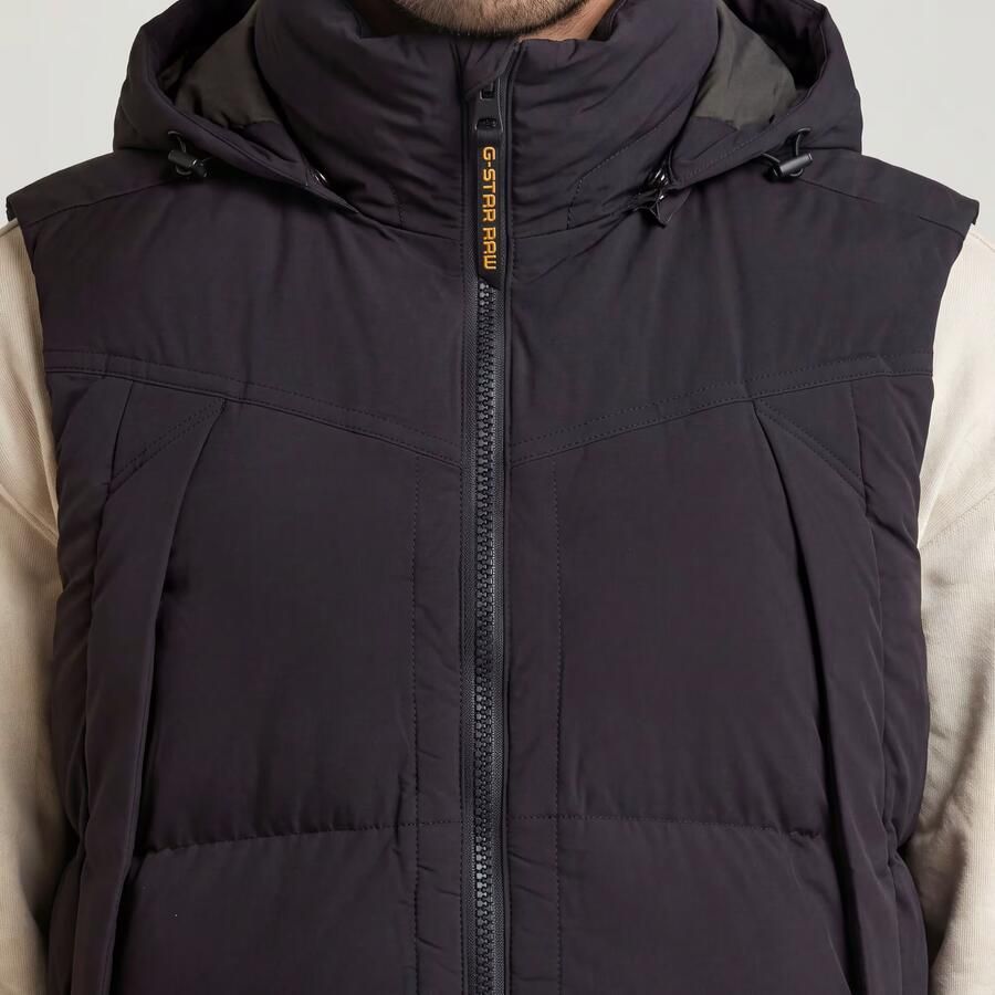 G-Star RAW G-Whistler Padded Hooded 2.0 Bodywarmer Zwart Heren - Foto 3
