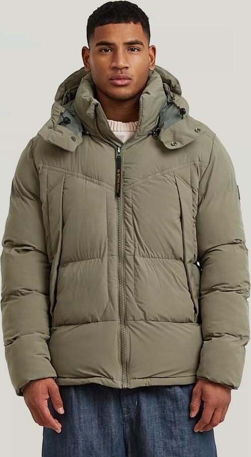G-Star RAW G-Whistler Padded Hooded 2.0 Jack Bruin Heren