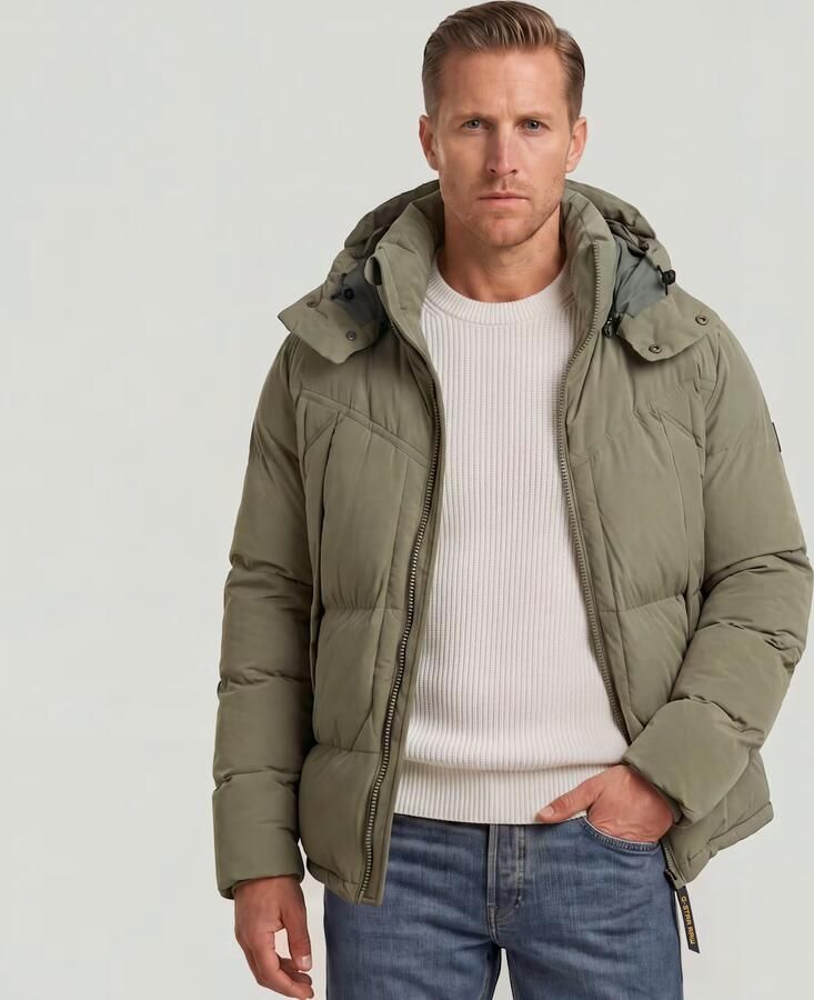 G-Star RAW G-Whistler Padded Hooded 2.0 Jack Bruin Heren - Foto 4
