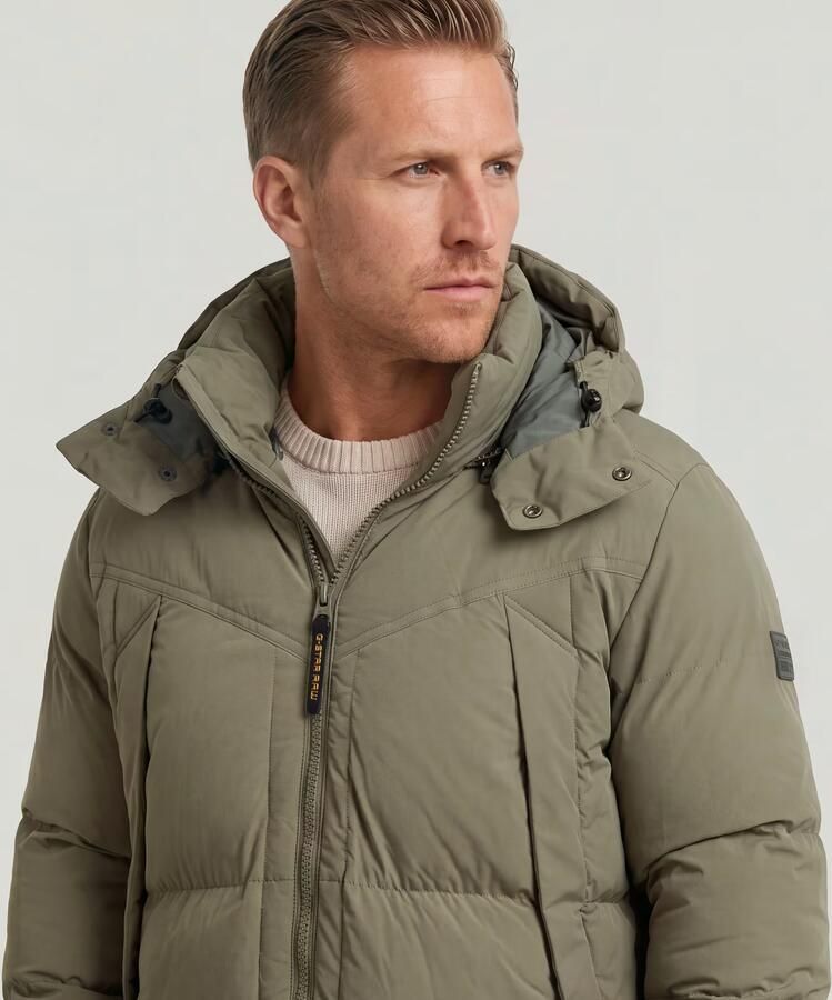 G-Star RAW G-Whistler Padded Hooded 2.0 Jack Bruin Heren - Foto 3