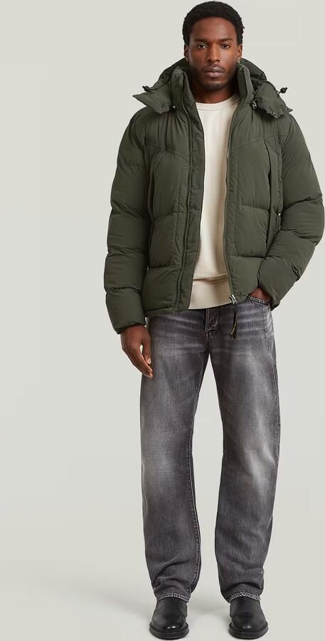 G-Star RAW G-Whistler Padded Hooded 2.0 Jack Grijs Heren - Foto 5