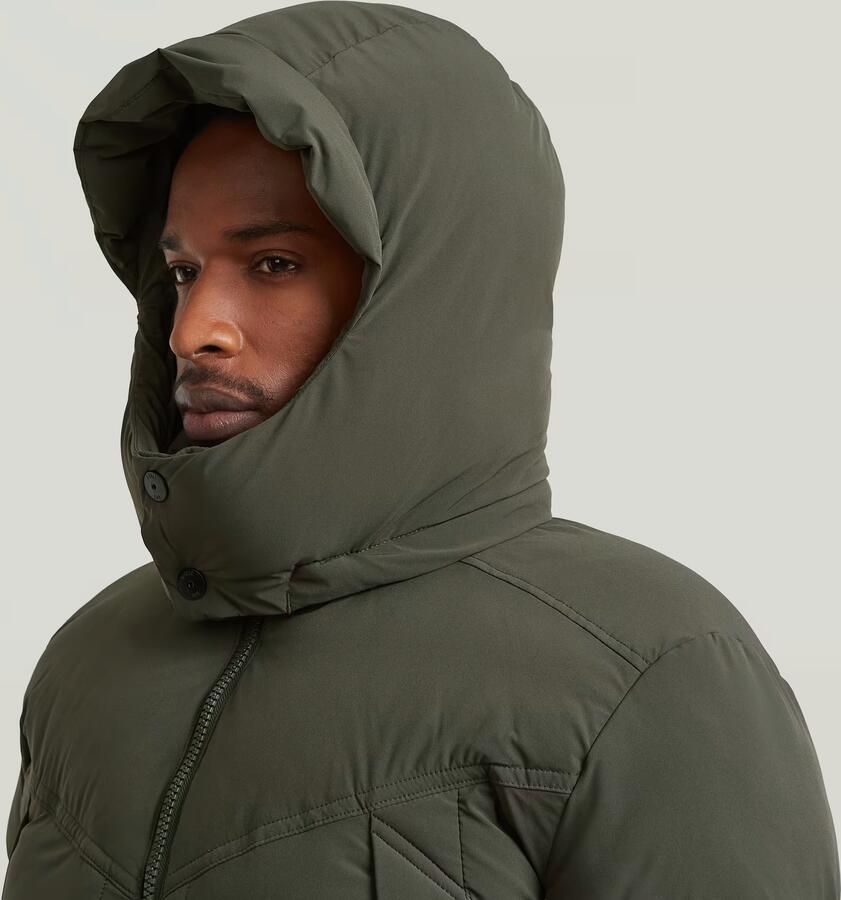 G-Star RAW G-Whistler Padded Hooded 2.0 Jack Grijs Heren - Foto 3
