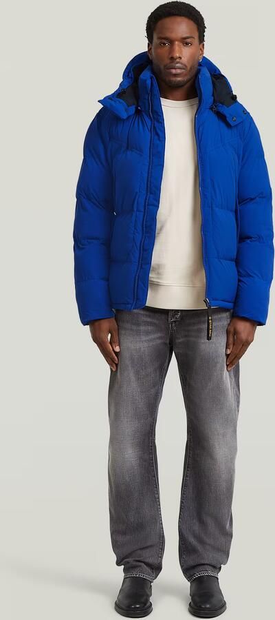 G-Star RAW G-Whistler Padded Hooded 2.0 Jack Midden blauw Heren - Foto 7