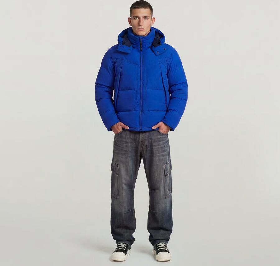 G-Star RAW G-Whistler Padded Hooded 2.0 Jack Midden blauw Heren - Foto 5