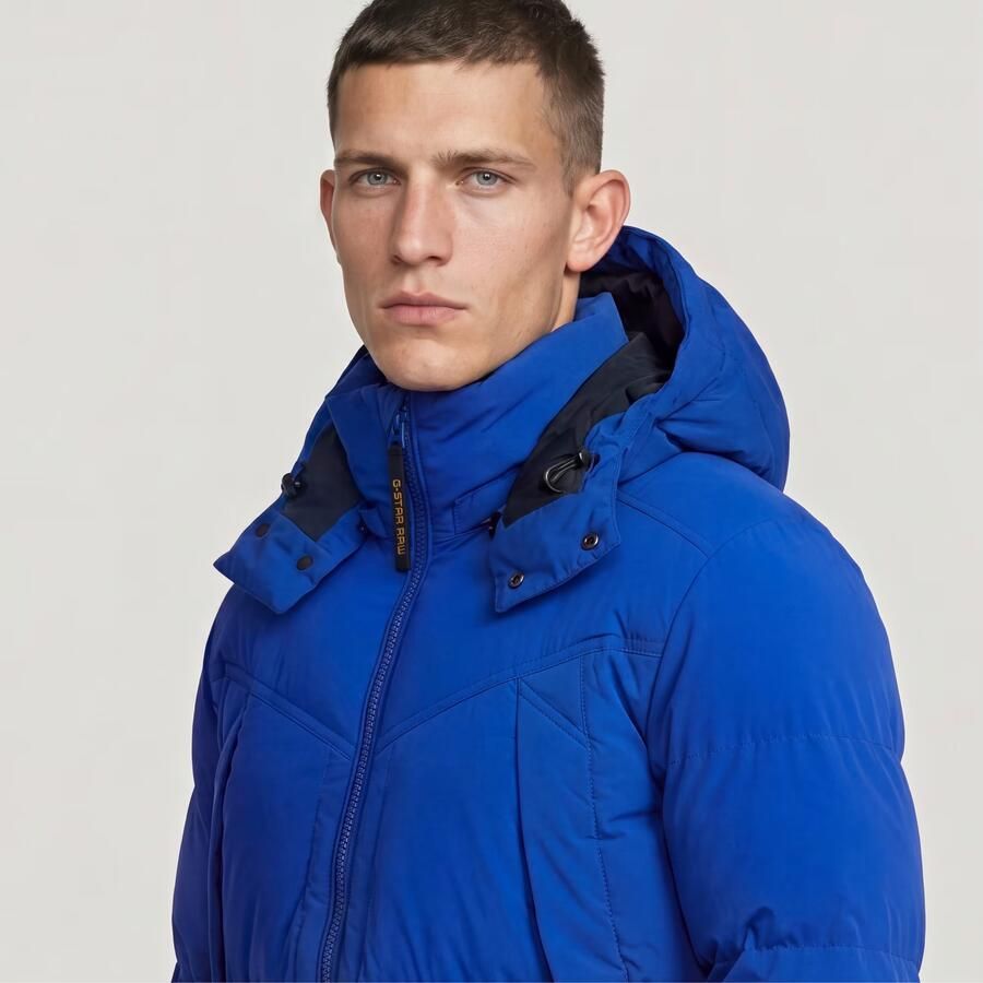 G-Star RAW G-Whistler Padded Hooded 2.0 Jack Midden blauw Heren - Foto 3