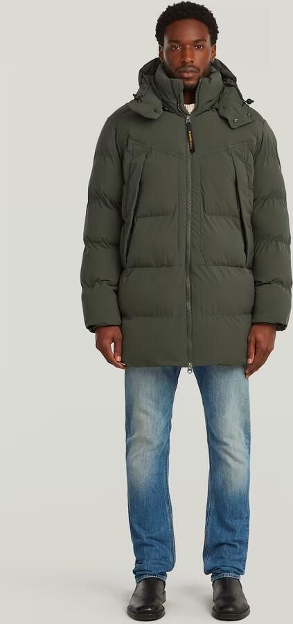 G-Star RAW G-Whistler Padded Hooded 2.0 Parka Grijs Heren - Foto 6