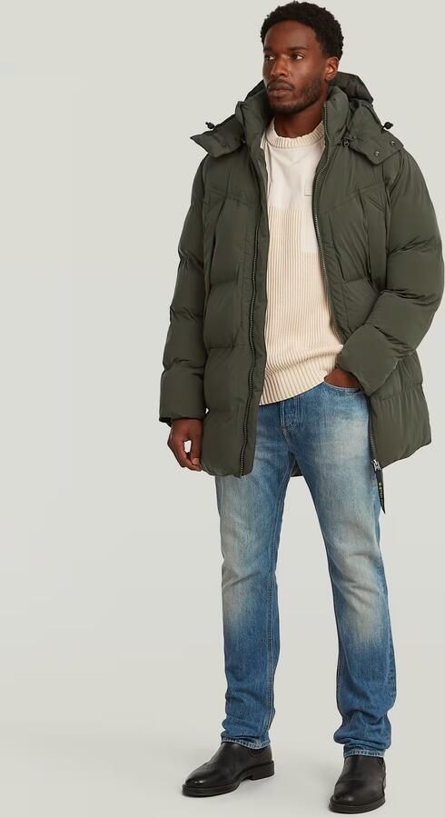 G-Star RAW G-Whistler Padded Hooded 2.0 Parka Grijs Heren - Foto 5