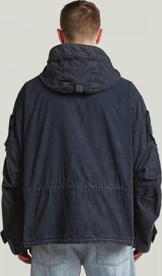 G-Star RAW GA-1 Cotton Parka Donkerblauw Heren - Foto 4
