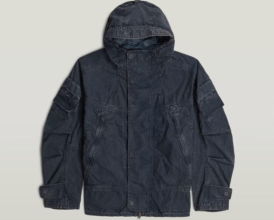 G-Star RAW GA-1 Cotton Parka Donkerblauw Heren - Foto 3