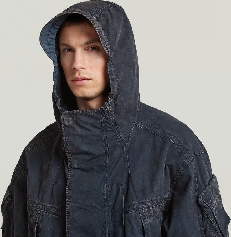 G-Star RAW GA-1 Cotton Parka Donkerblauw Heren - Foto 2