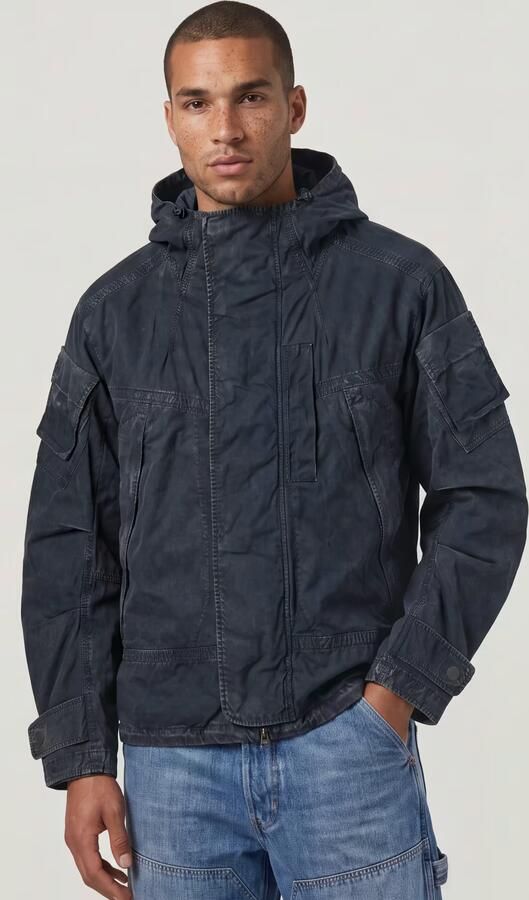 G-Star RAW GA-1 Cotton Parka Donkerblauw Heren - Foto 6