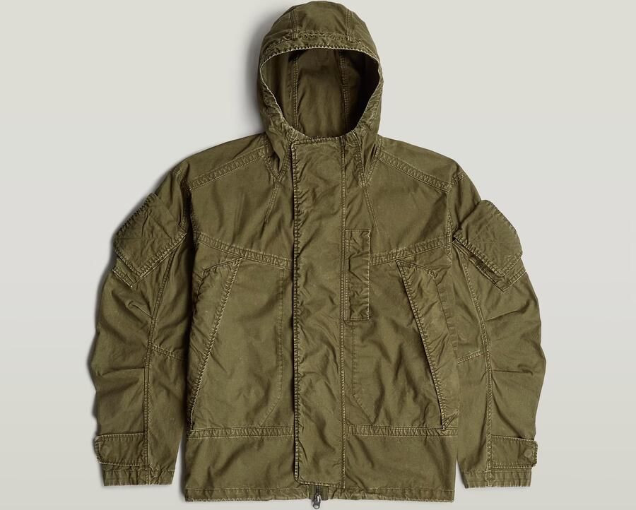 G-Star RAW GA-1 Cotton Parka Groen Heren - Foto 3