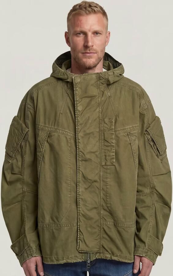 G-Star RAW GA-1 Cotton Parka Groen Heren - Foto 5
