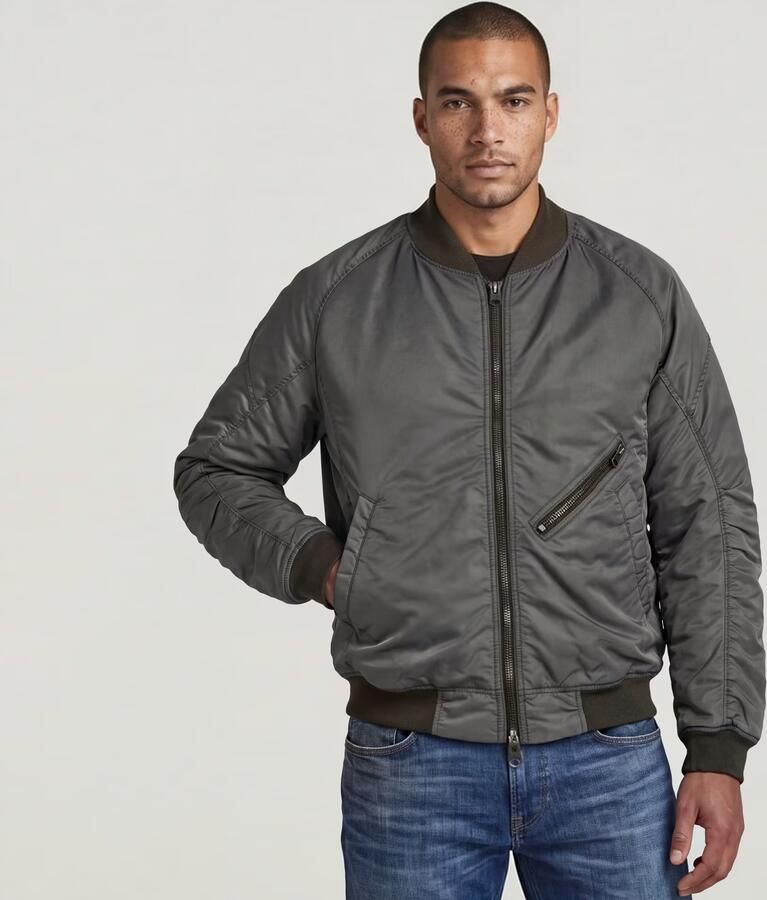 G-Star RAW GA-1 Lightweight Padded Bomberjack Grijs Heren - Foto 5