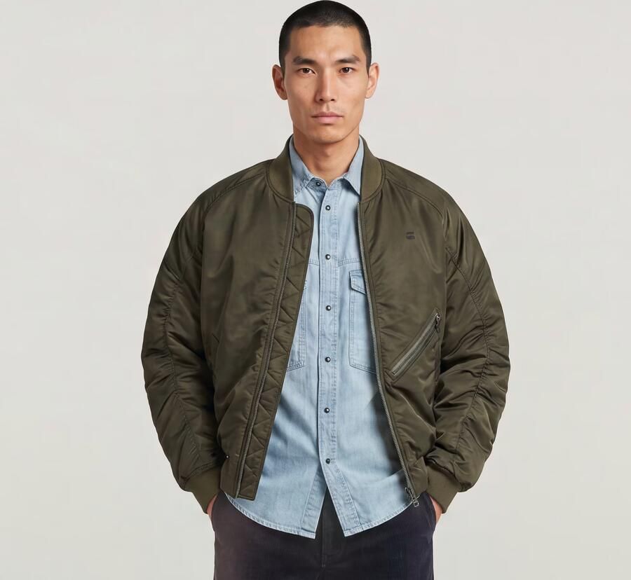 G-Star RAW GA-1 Lightweight Padded Bomberjack Groen Heren - Foto 5