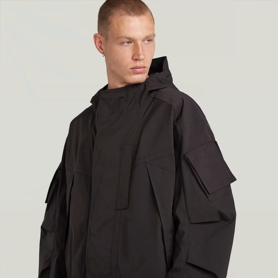 G-Star RAW GA-1 Shell Parka Zwart Heren