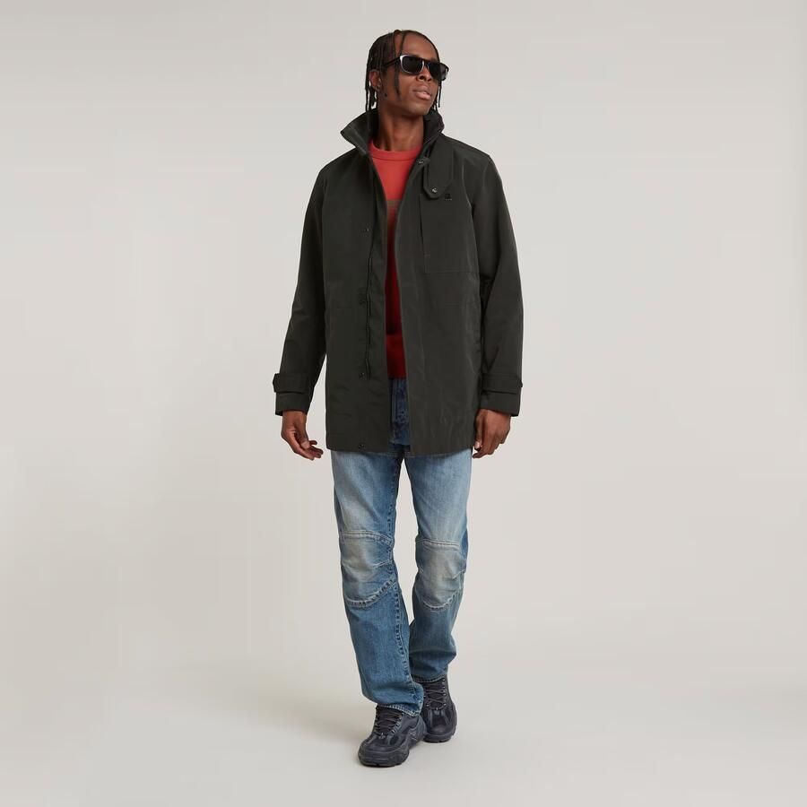 G-Star RAW Outdoorjack Garber Trench met verborgen knopen - Foto 4