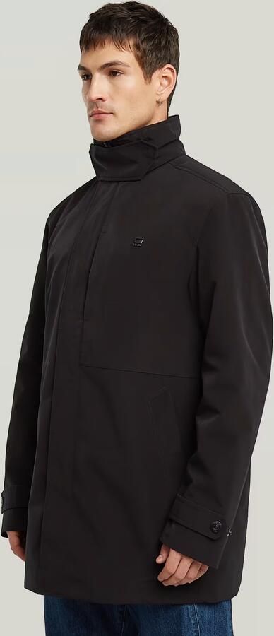 G-Star RAW Garber Unpadded Trenchcoat Zwart Heren - Foto 5