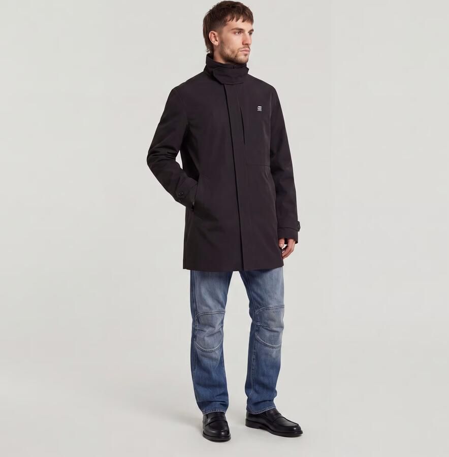 G-Star RAW Garber Unpadded Trenchcoat Zwart Heren - Foto 3