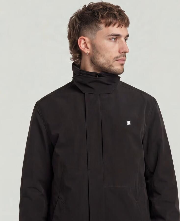 G-Star RAW Garber Unpadded Trenchcoat Zwart Heren - Foto 4