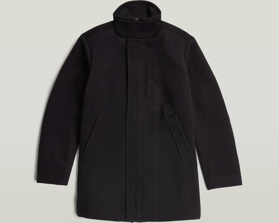 G-Star RAW Garber Wool Trenchcoat Zwart Heren - Foto 6
